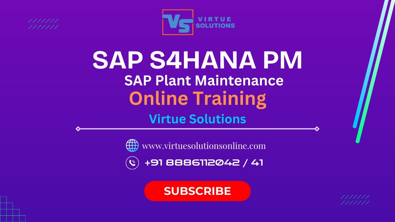 SAP S4HANA PM Training | SAP S4HANA PM Demo | SAP Plant Maintenance | SAP EAM Training |SAP EAM Demo