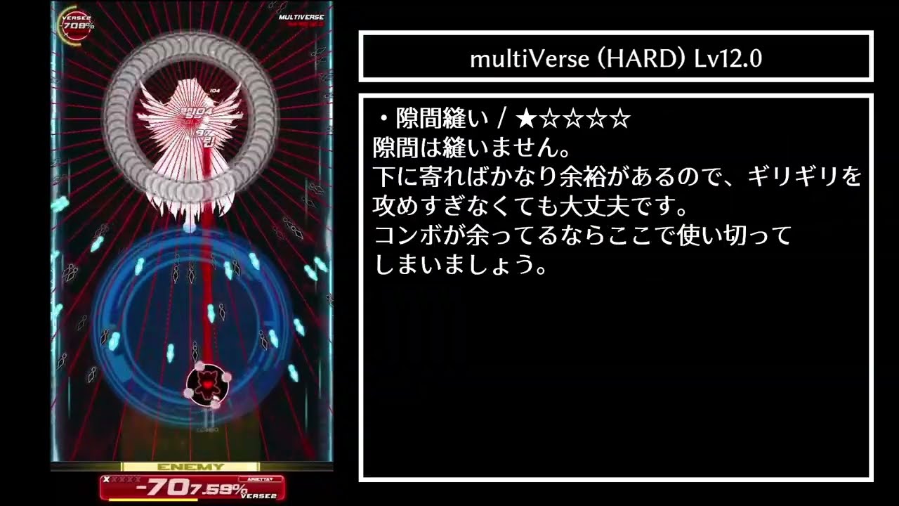 【NOISZ OG】multiVerse (Hard) 完走(Sランク)+解説