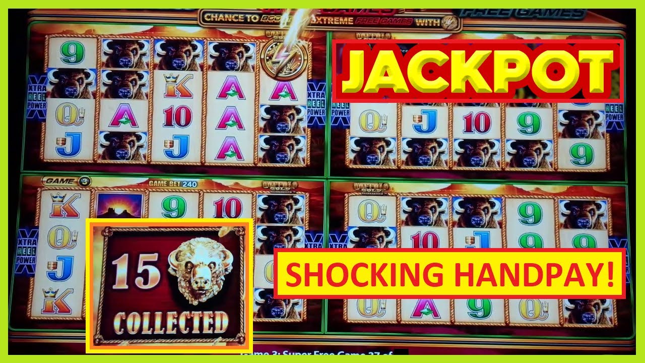 15 Gold Heads → SHOCKING JACKPOT! Wonder 4 Boost Gold Slots - AWESOME HANDPAY!