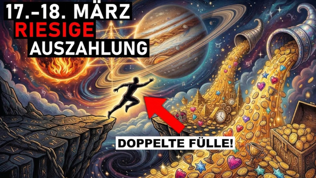 Das Universum ÜBERBEZAHLT dich (18. März) - Venus-Jupiter-Quadrat bringt DOPPELT was du willst