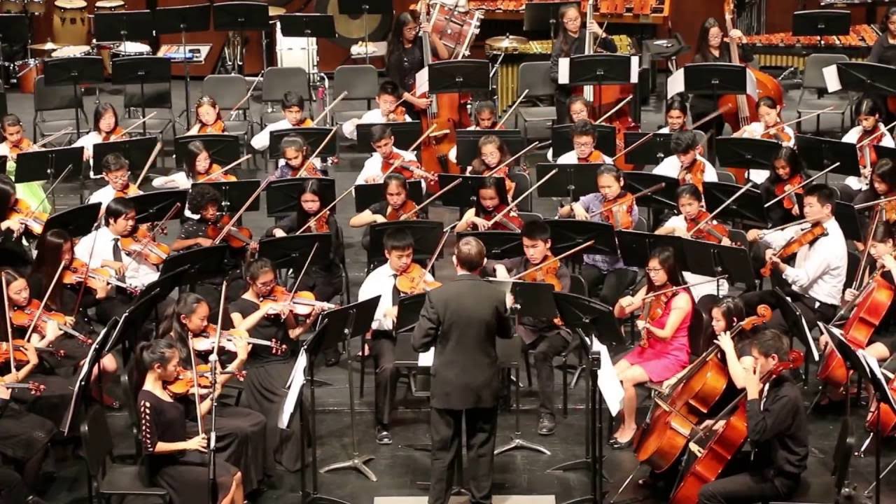 Fremont Summer 2016 Concert Advanced Orcharstra performed Modest Music by Thomas Feng