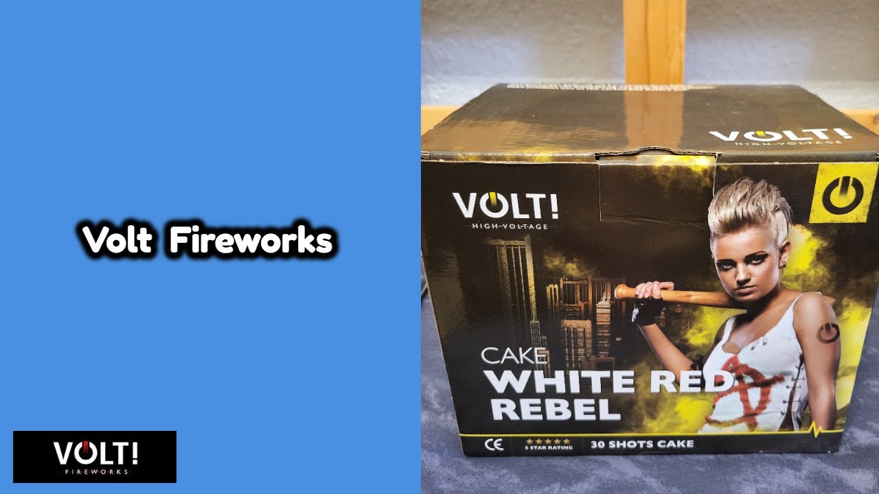 Volt Fireworks - White Red Rebel | Richtig Geile Cake | Charge 2024