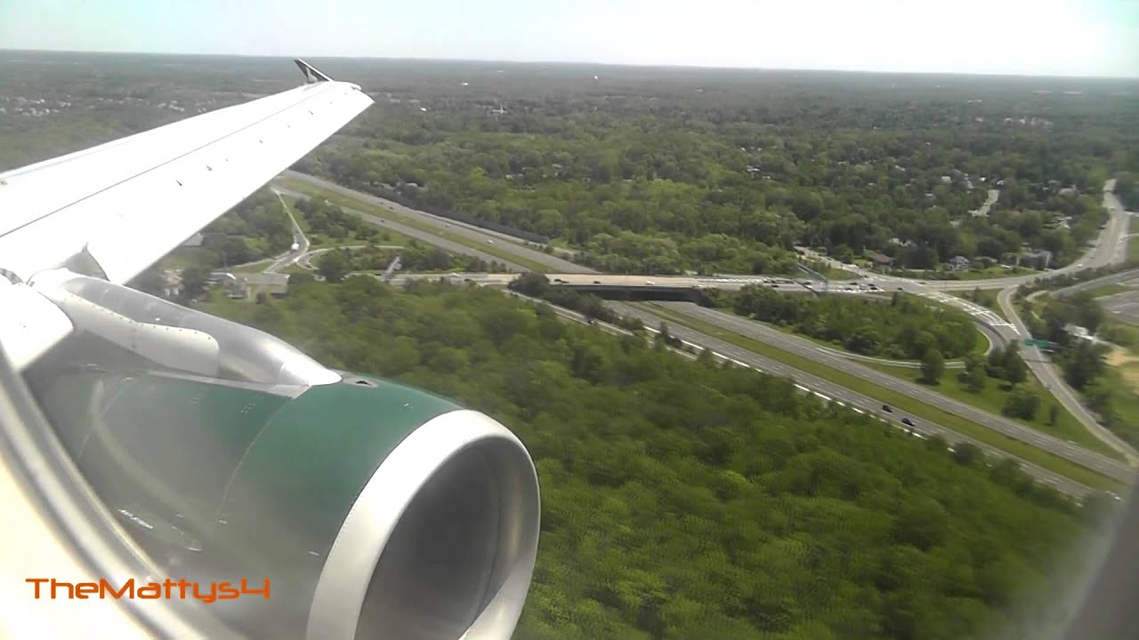 Frontier Airlines Landing Trenton Mercer Airport (TTN)