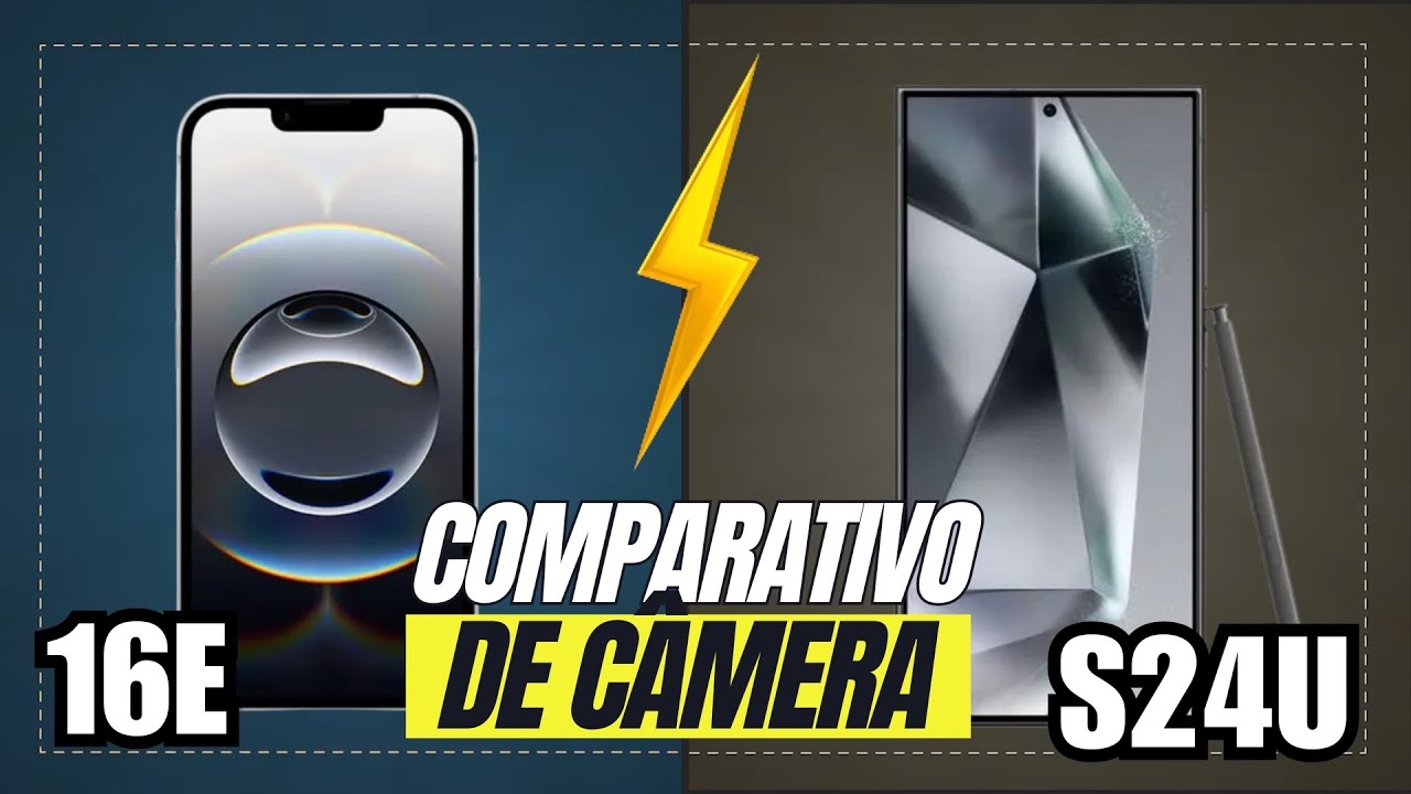 Uma câmera do Iphone 16e bate as 4 do S24 ultra? Eu comparei!