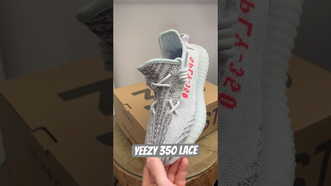 Yeezy 350 BEST WAY to lace #shorts