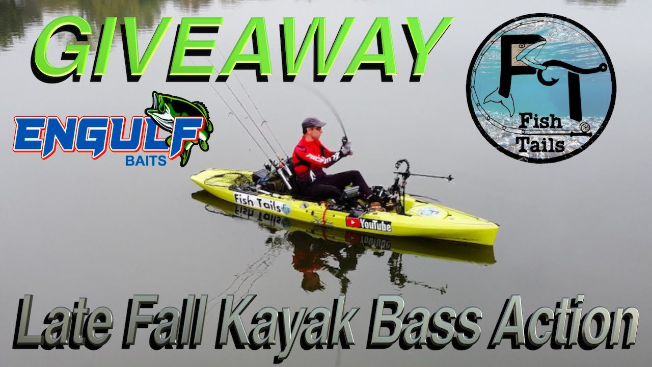 Hobie Outback Fishing - Kayak Bass Action in Late Fall (GIVEAWAY)