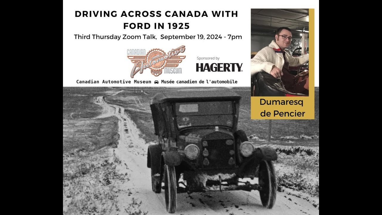 Across Canada with Ford- Canadian Automotive Museum Talk