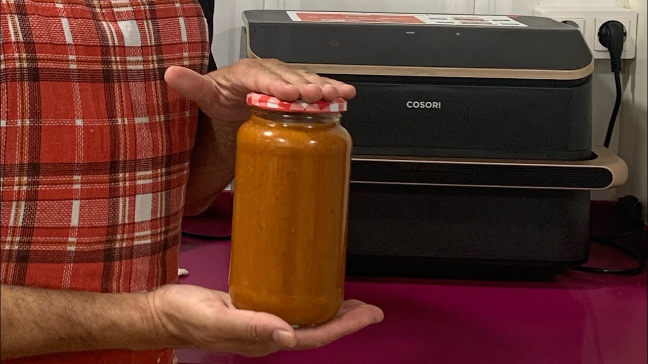 Salsa de tomate en Air fryer