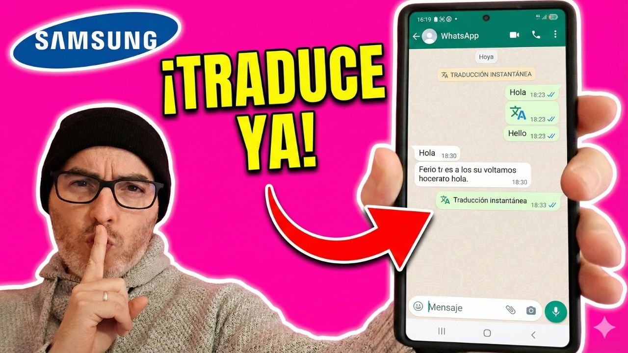 🌎 ¡Habla CUALQUIER Idioma! Cómo TRADUCIR WhatsApp en Samsung (Sin Copiar y Pegar) 🗣️