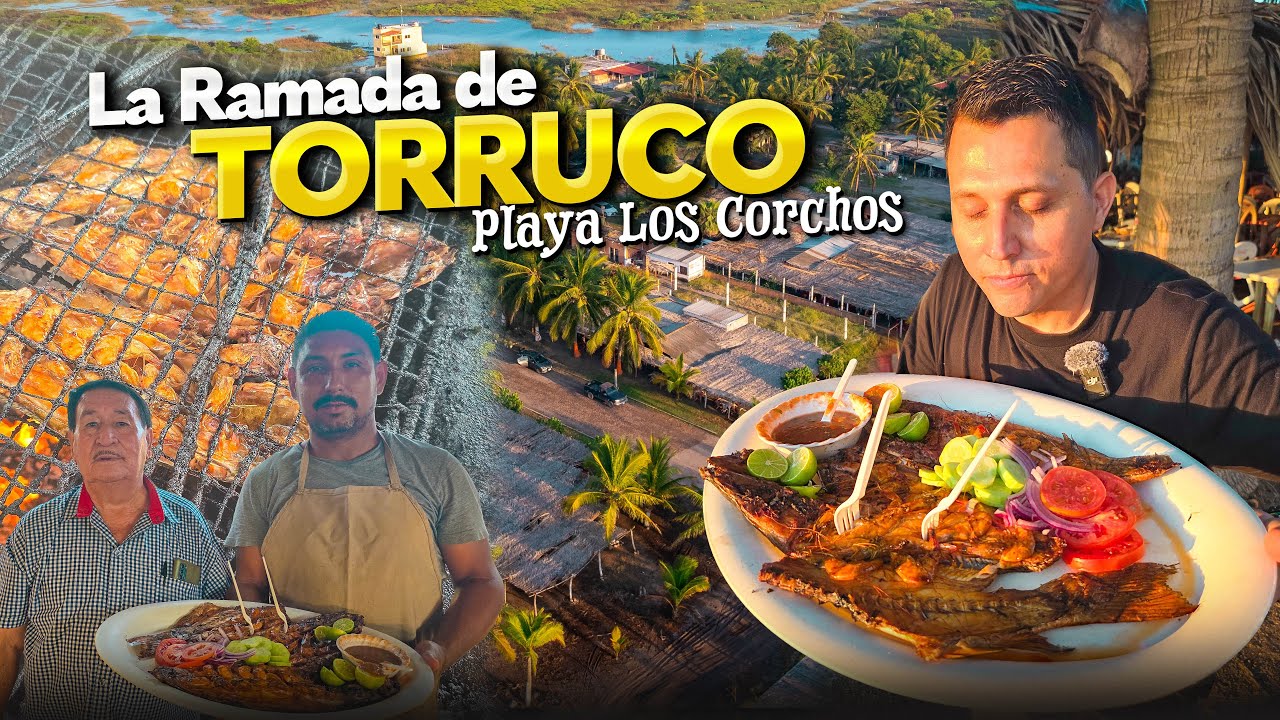 De los mejores Pescados Zarandeados en playa los corchos #nayarit 🐟☀️🌊