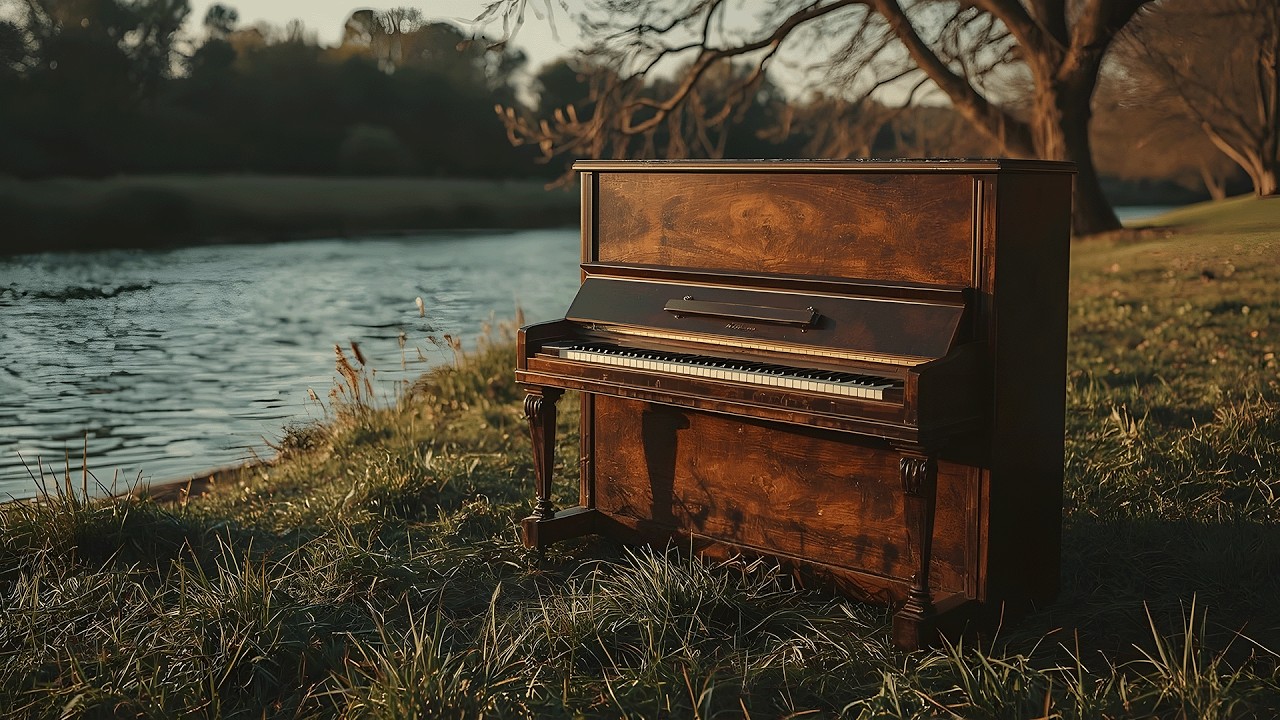 Peaceful Piano by the Lake | 1 Hour of Soft Relaxing Music for Focus & Calm