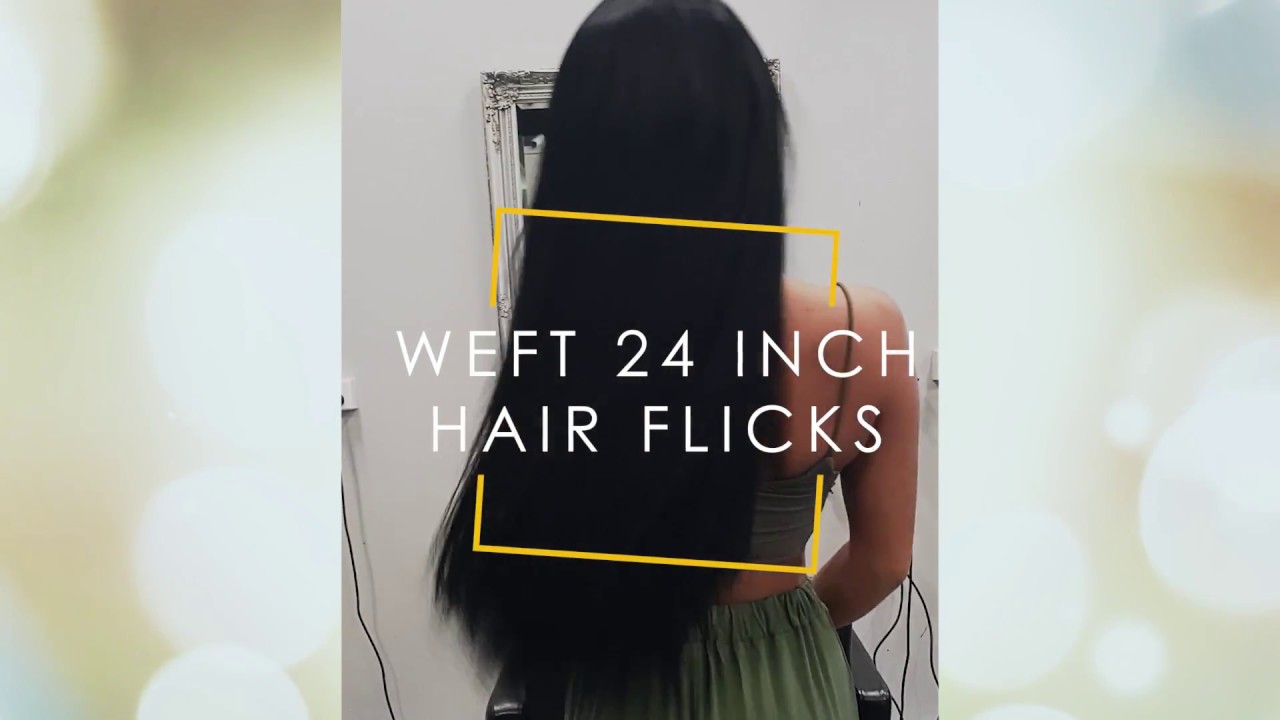 24 Inch Micro-Weft Hair Flicks