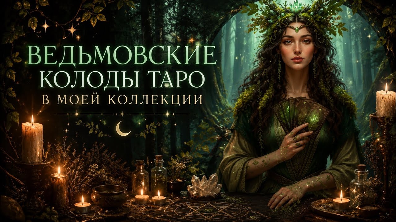 🧙🧹Ведьмовские колоды таро в моей коллекции 🪄