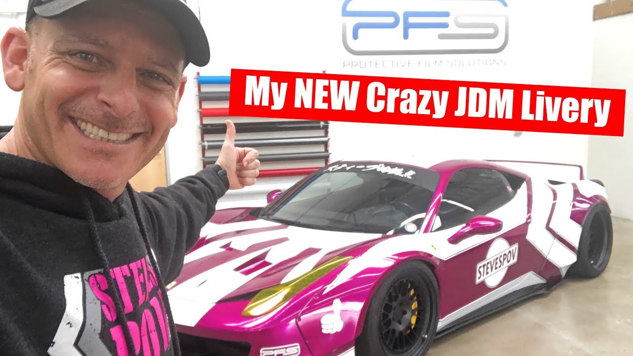 My New Insane JDM Wrap Reveal for My Liberty Walk 458! Introducing the Kaido Racer Boso Ferrari