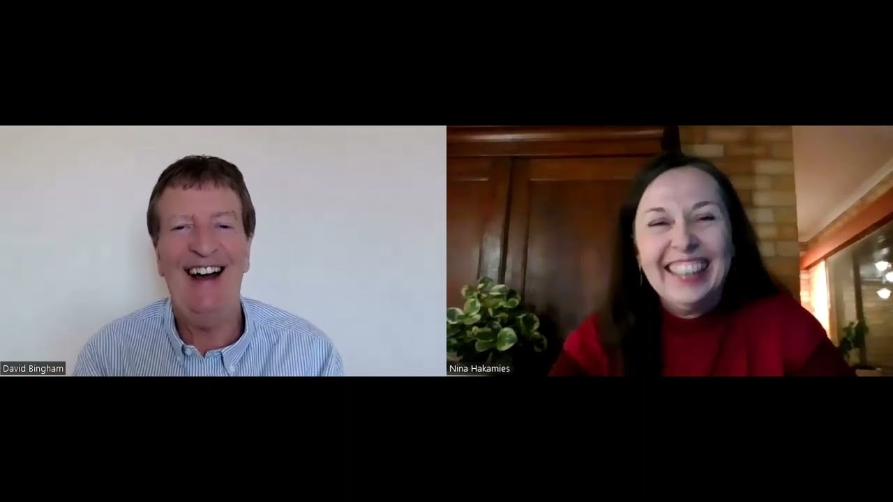 Nina Hakamies with David Bingham. Part 1 of 3