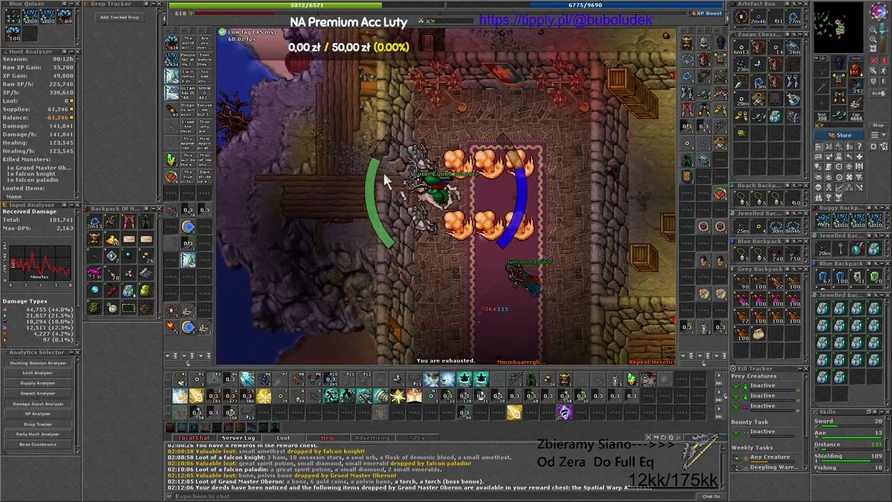 Szybkie Bossy .. Aż tu Nagle ..#Tibia  #drop
