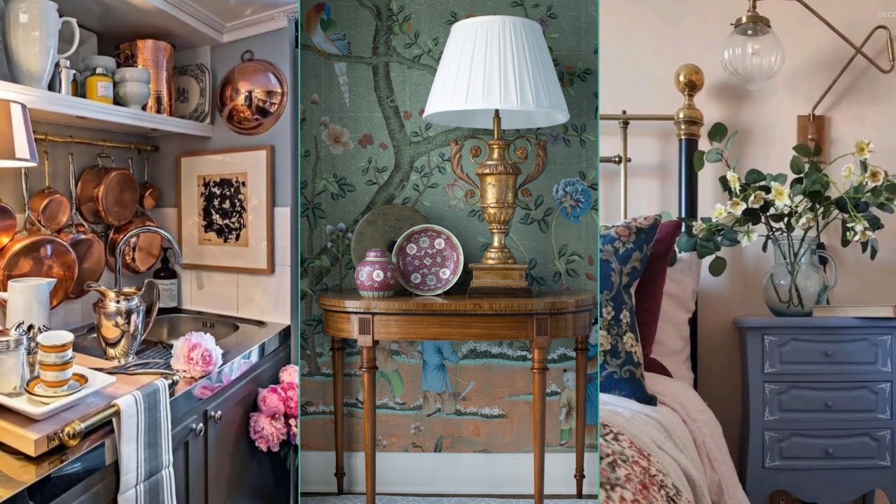 Vintage Home Decor: CREATING A VINTAGE ELEGANCE ✨️ #homedecor #vintage #home