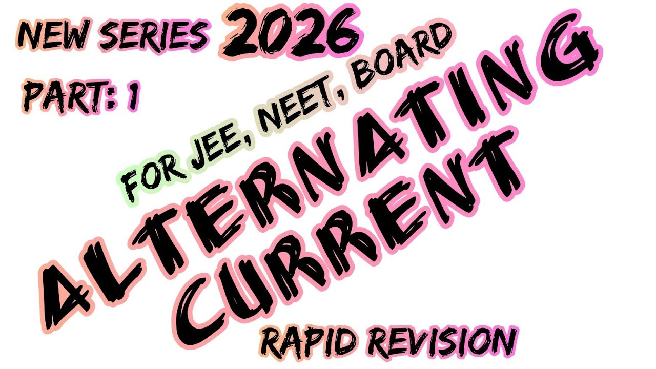 Alternating Current: Part 1: Just look how explained each term. 