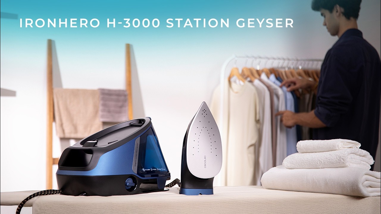 Ferro com caldeira - IronHero H-3000 Station Geyser