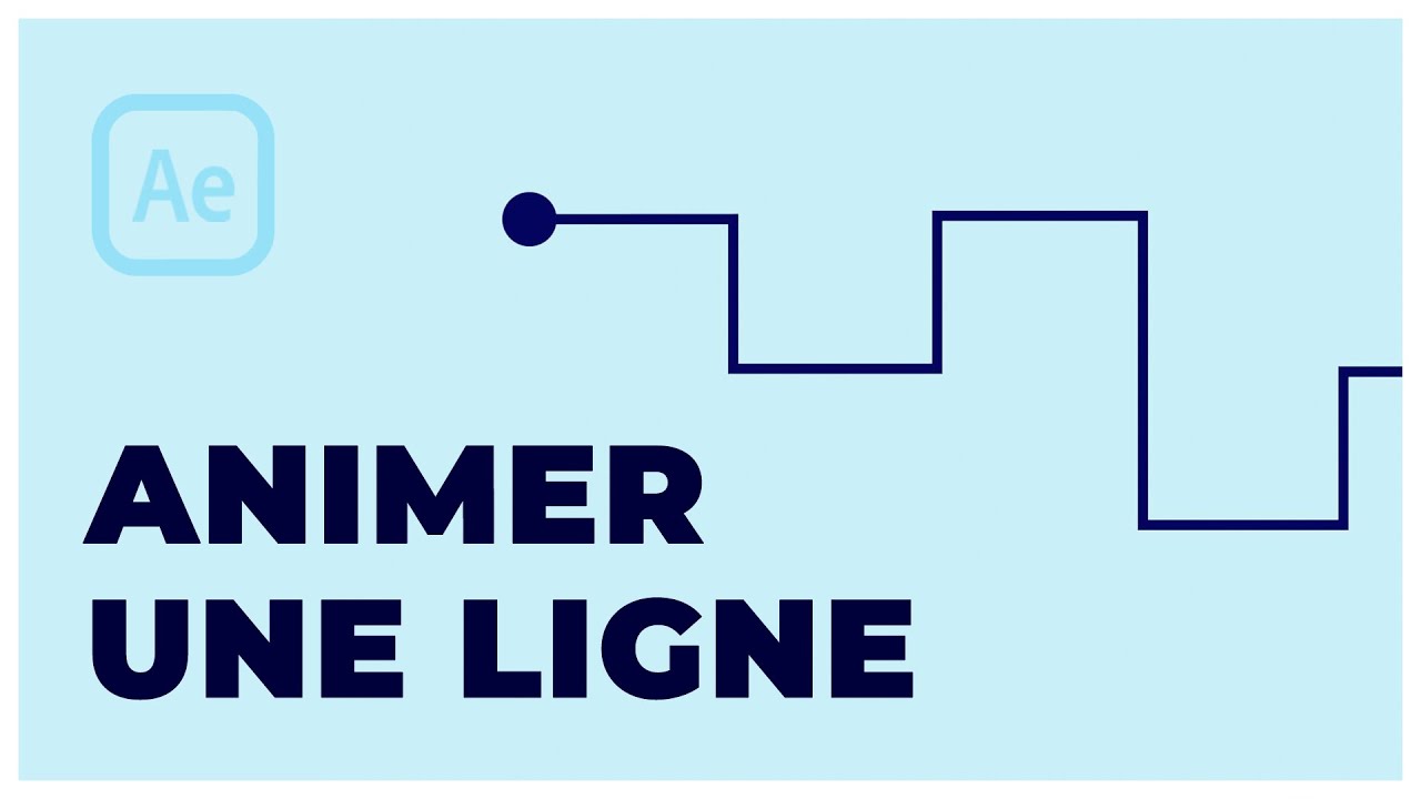 Comment ANIMER UNE LIGNE sur After Effects - Tuto débutant