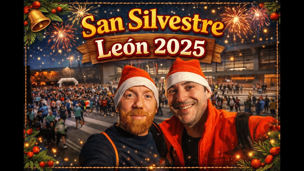 🏃‍♂️ San Silvestre León 2025 | 7 KM con mi amigo Víctor 🎅🔥