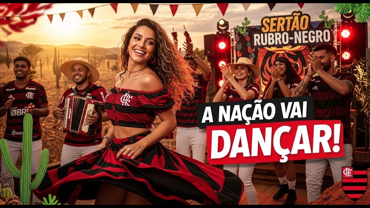 O Forró do Mengão Chegou! Sertão Rubro-Negro Invade o Brasil! 🇧🇷🔥