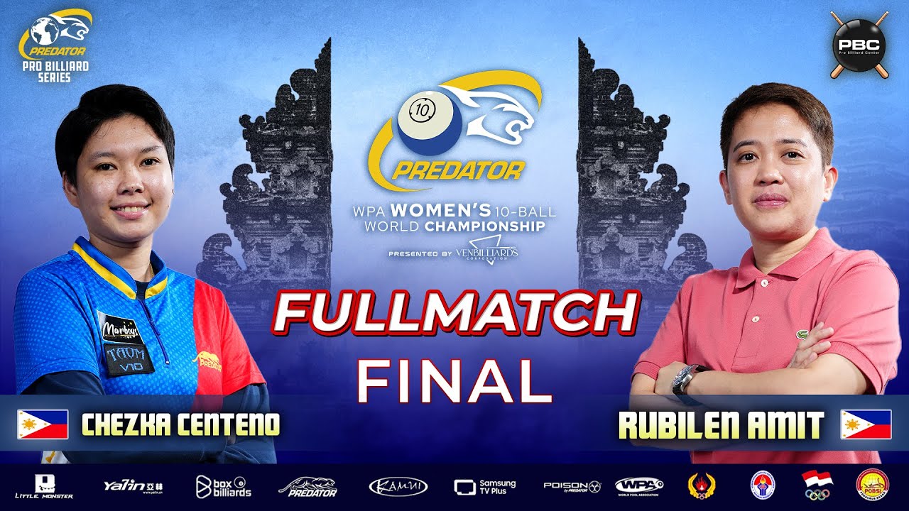 Chezka Centeno vs Rubilen Amit | Chung kết | 2025 Predator WPA Women’s 10-Ball World Championship