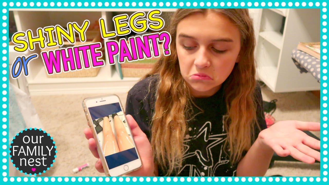 SHINY LEGS OR WHITE PAINT...WHAT DO YOU SEE?