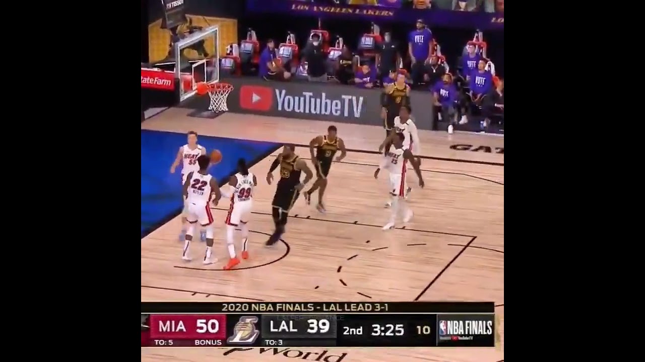 Lakers vs Heat — 2020 NBA Finals (Game 5)LeBron James:40 PTS | 13 REB | 7 AST| 4-7 3PM | 15-21 FG