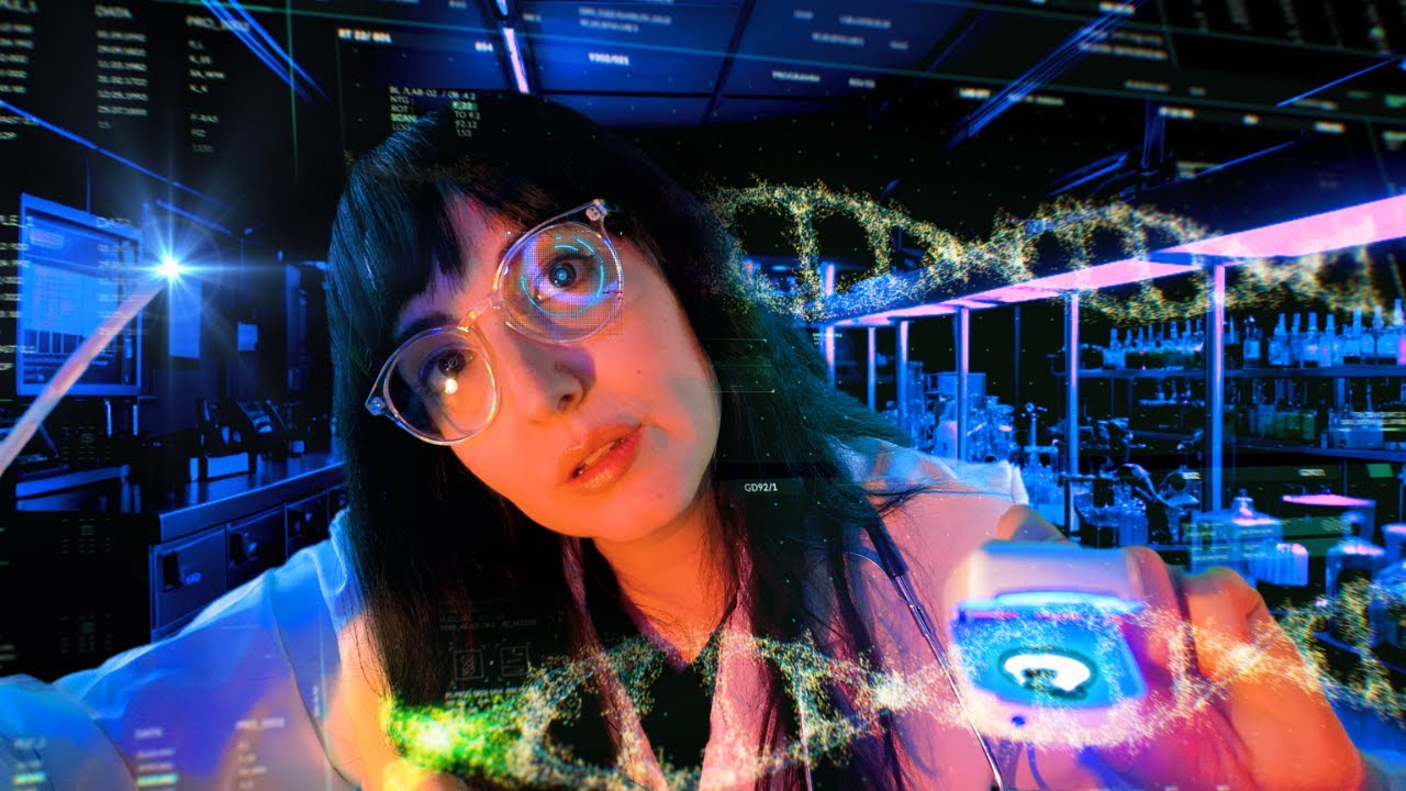 ASMR Futuristic Medical Exam 🧪Scientist Tests/Studies Creation(Sound Monster) Sci-Fi Roleplay