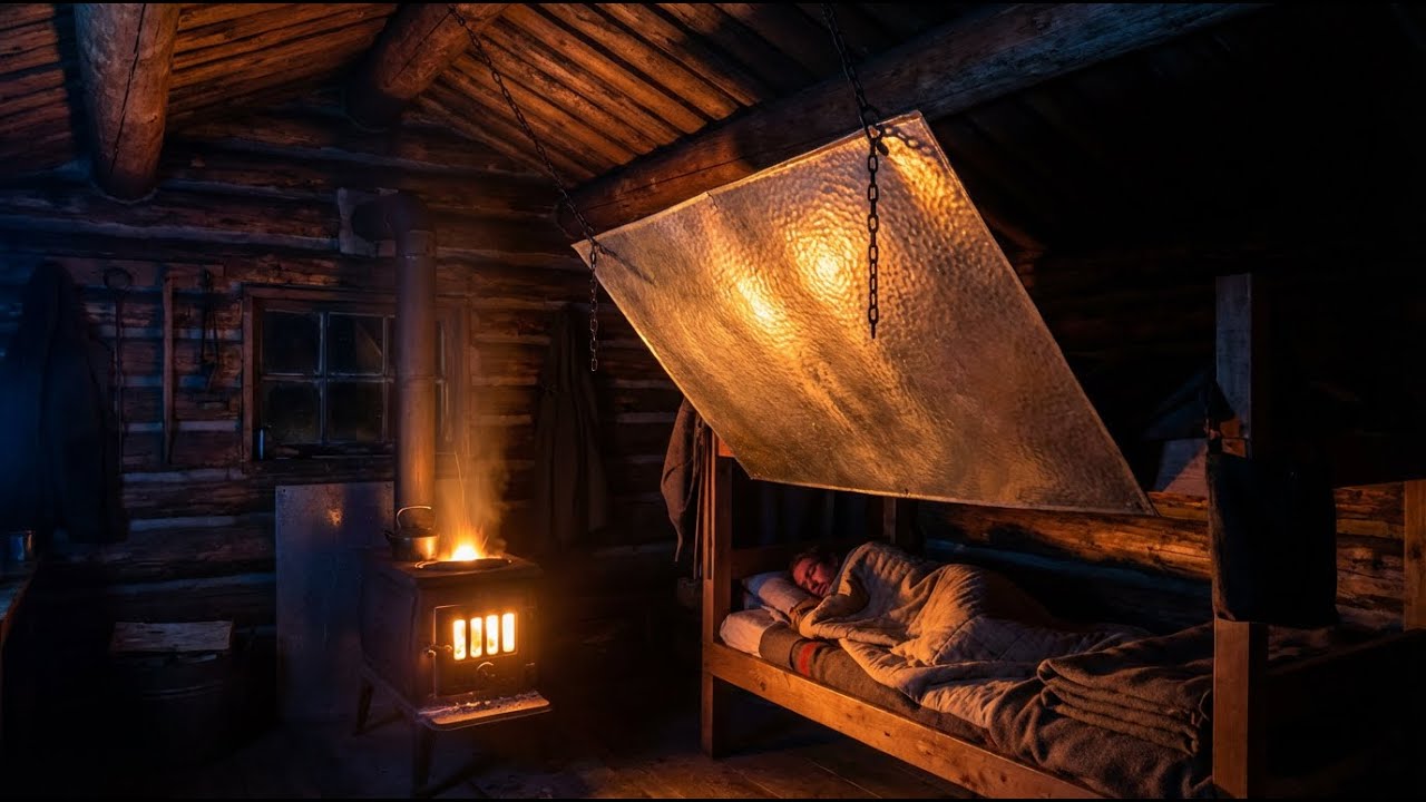 Neighbors Burned Twice the Wood Yet Slept 34 Degrees Colder — Until They Saw His Metal Sheet
