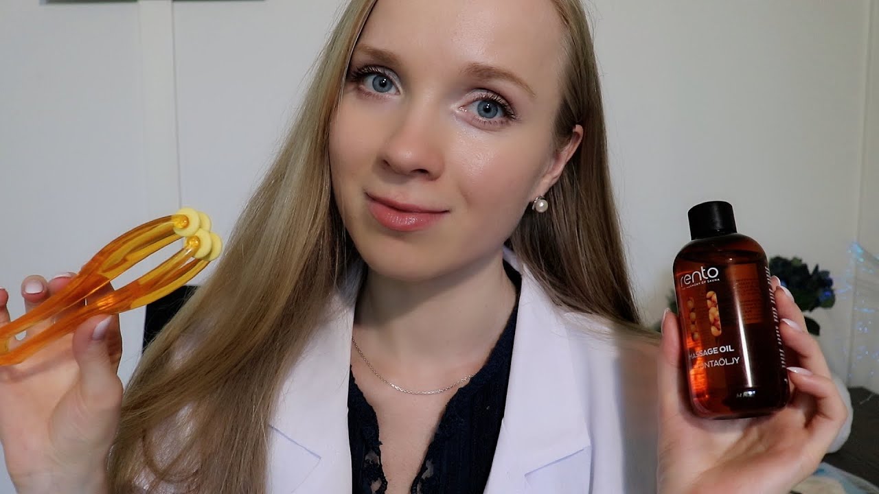 Rentouttava Hartioiden HIERONTA Öljyn kanssa Roleplay💆ASMR SUOMI Oil Massage