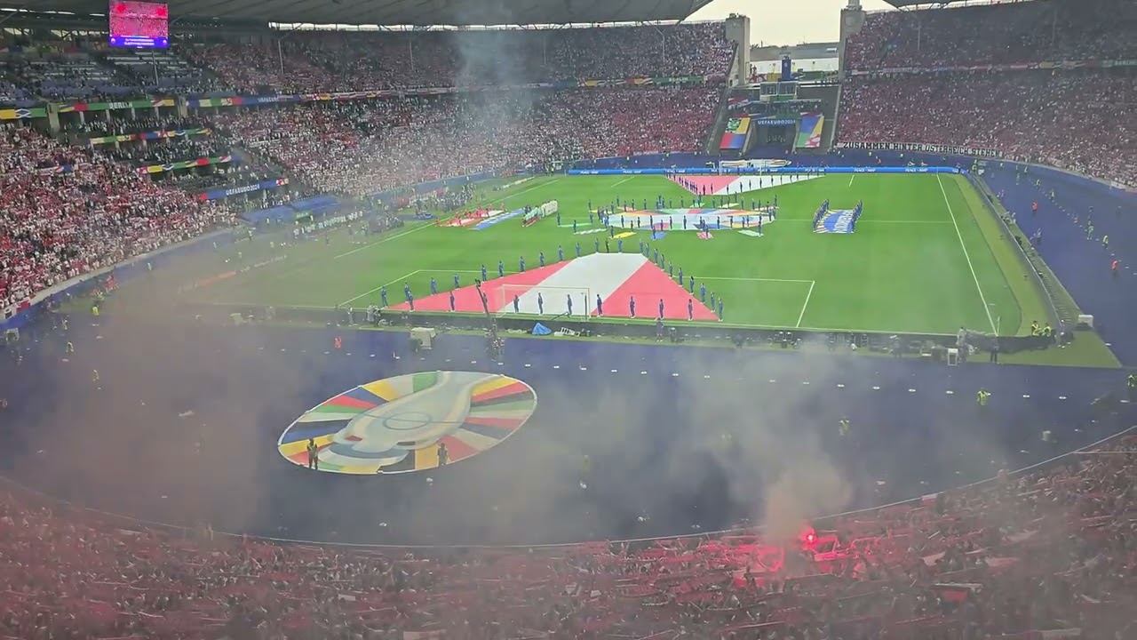 Polska Austria Euro2024 Hymn Polski 🇵🇱💪