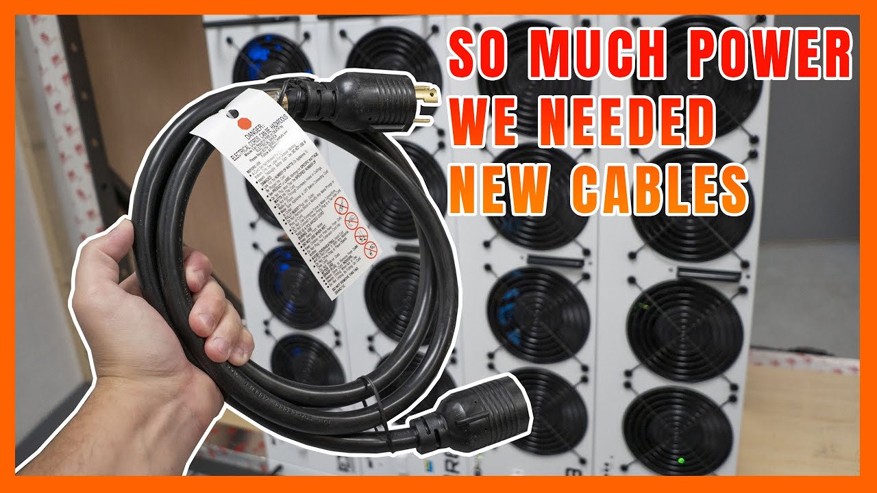So Much POWER We Needed New Cables! R8 Server Case Rack is Almost Done!