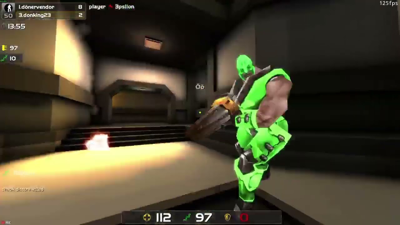 quake live 3k rocket launcher gameplay