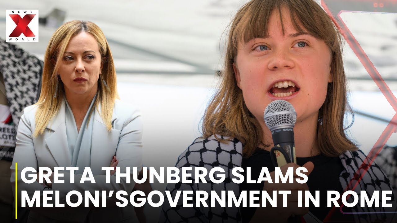 Greta Thunberg Criticises Italy&rsquo;s Military Spending at Rome Demonstration | NewsX World