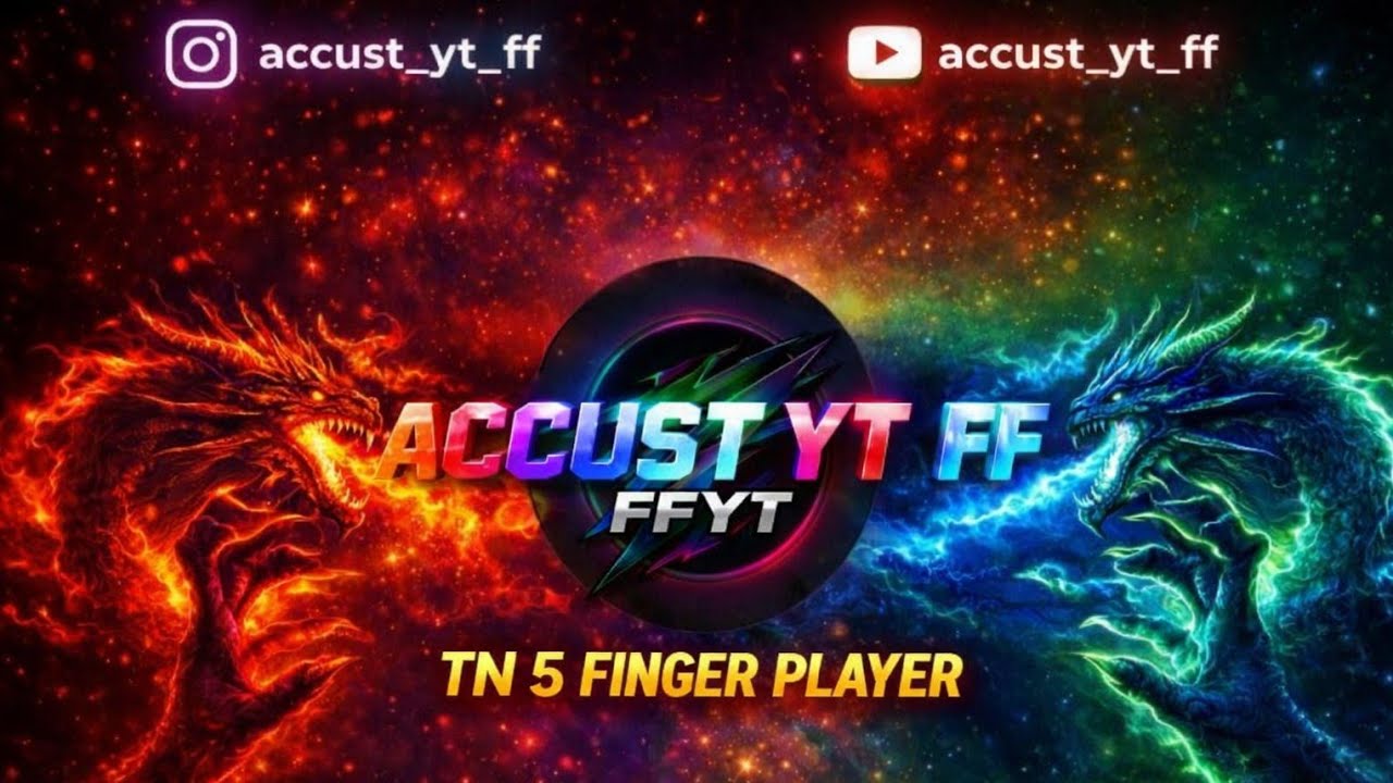 ACCUST YT FF is live! tn 5 finger bottu Kutty 🥺🥺