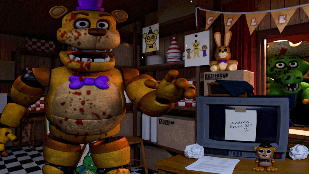 Only Your REFLEXES Can Save You In This FNAF Game.. (FULL GAME)