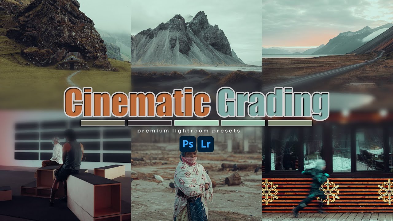 How to edit Cinematic Grading presets | free lightroom presets | lightroom  tutorial | Free DNG