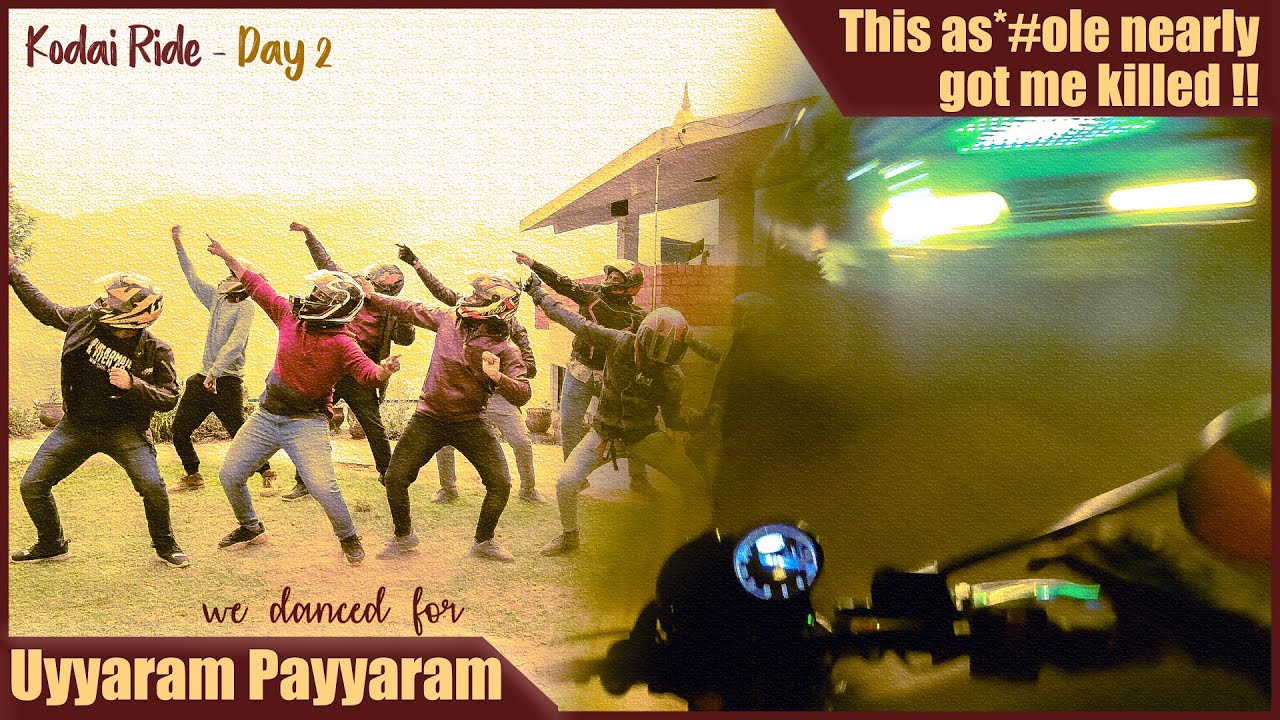 Close Call on #Jawa42 | Ishtathuku Oru Dance | #KodaikanalRide - Day 2 | Akshay Yogish - Vlog 6