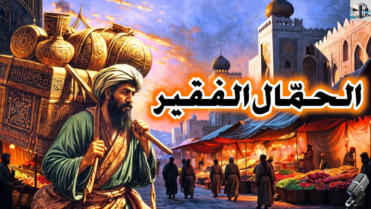 قصة الحمّال الفقير، من القصص الخيالية المعبرة قبل النوم، ضع السماعات واستمع
