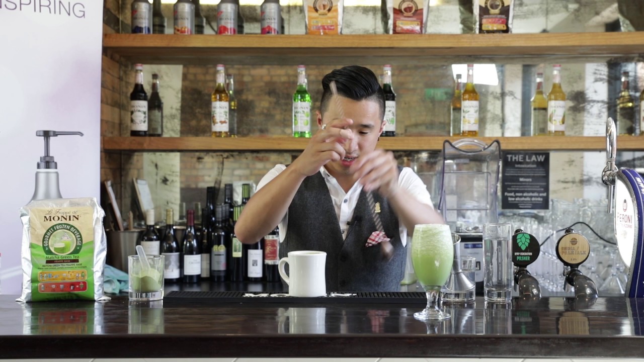 MONIN Matcha Green Tea Milkshake & MONIN Matcha Hot Milk Tea