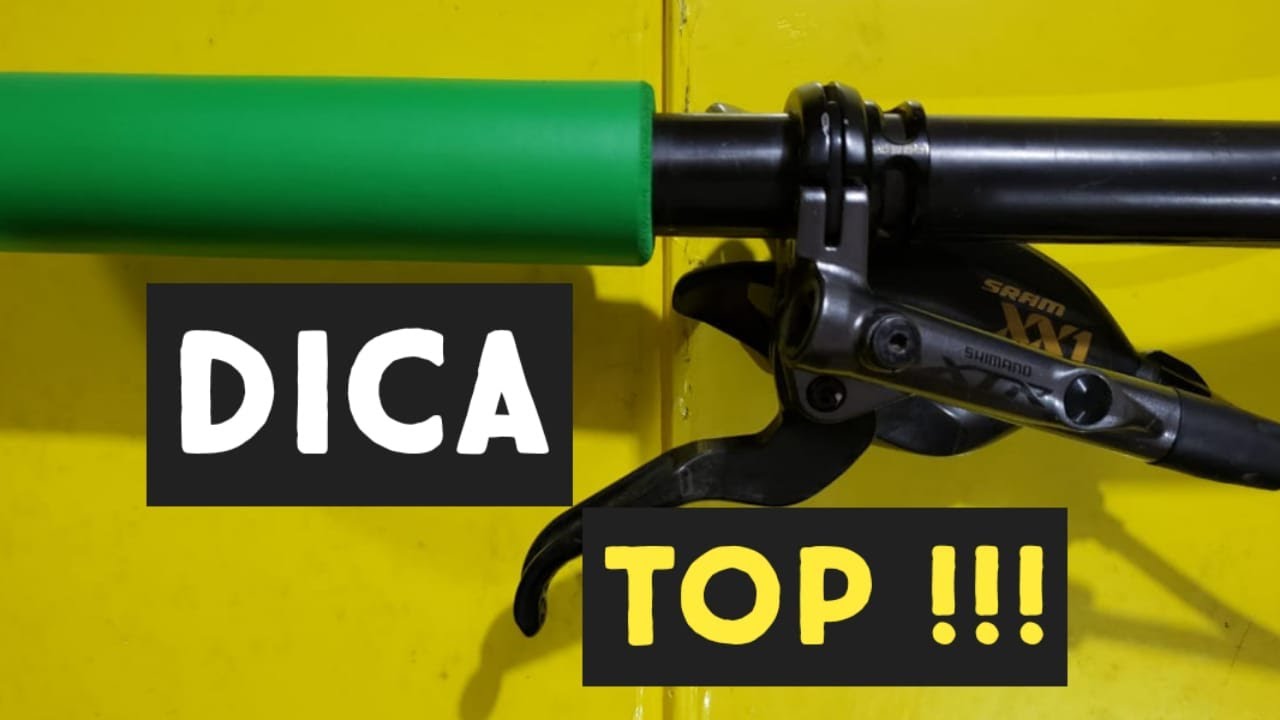 COMO TIRAR E MONTAR NOVAS MANOPLAS NA BICICLETA ( MANOPLAS DE SILICONE, LEVE BOA E BARATA HIGH ONE )