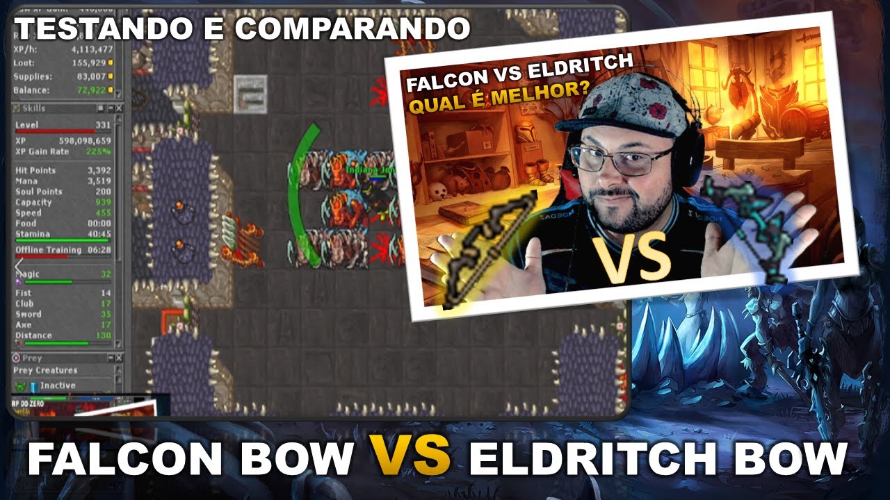 FALCON BOW VS ELDRITCH BOW | TESTANDO E COMPARANDO