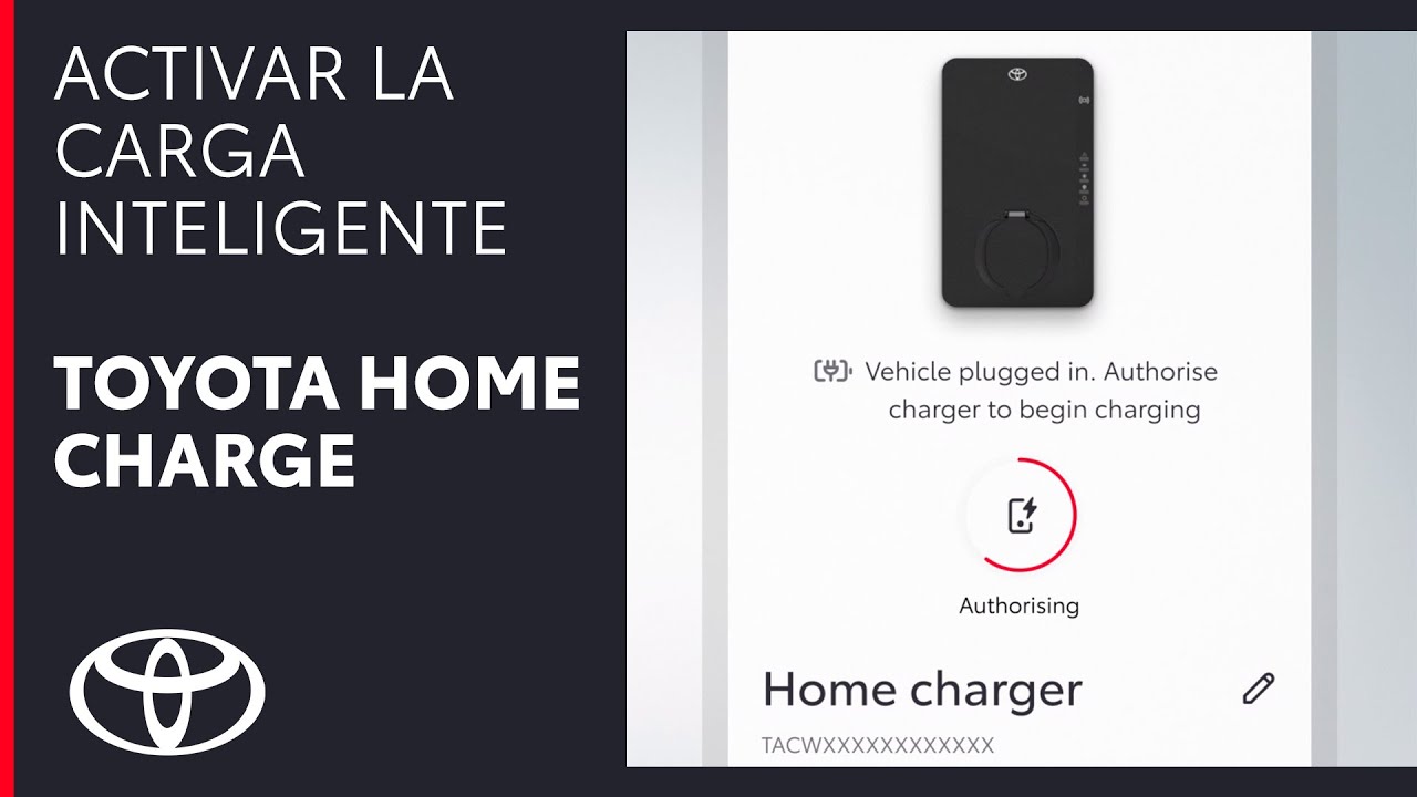 ¿Cómo activar la carga inteligente? | Toyota Home Charge