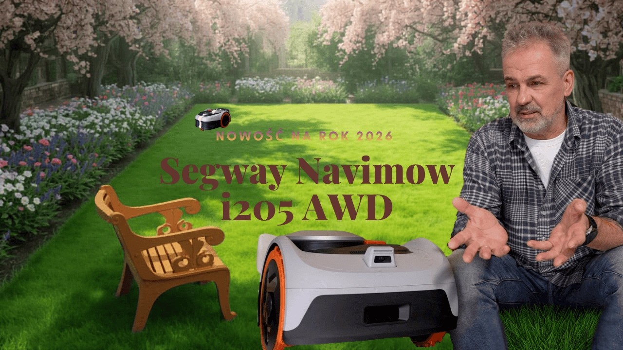 Segway Navimow i205 AWD - robot do koszenia trawy. Nowość na rok 2026.