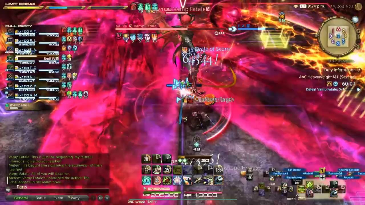 FFXIV M9S clear Dancer pov