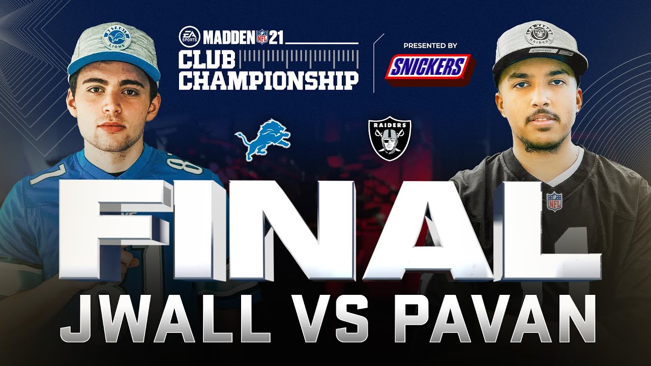 🚨 🏆  The FINAL Game! The WINNER is 👑 💰 | Jwall vs Pavan | Club Championship Final | Madden 21