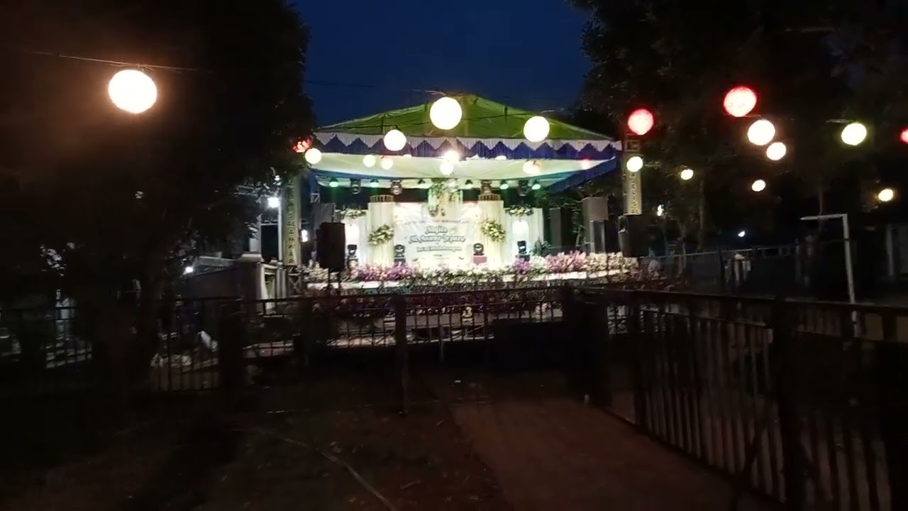 Loading di majlis Al-Anwar suwawal bersholawat bersama Azzahir.Nova lighting