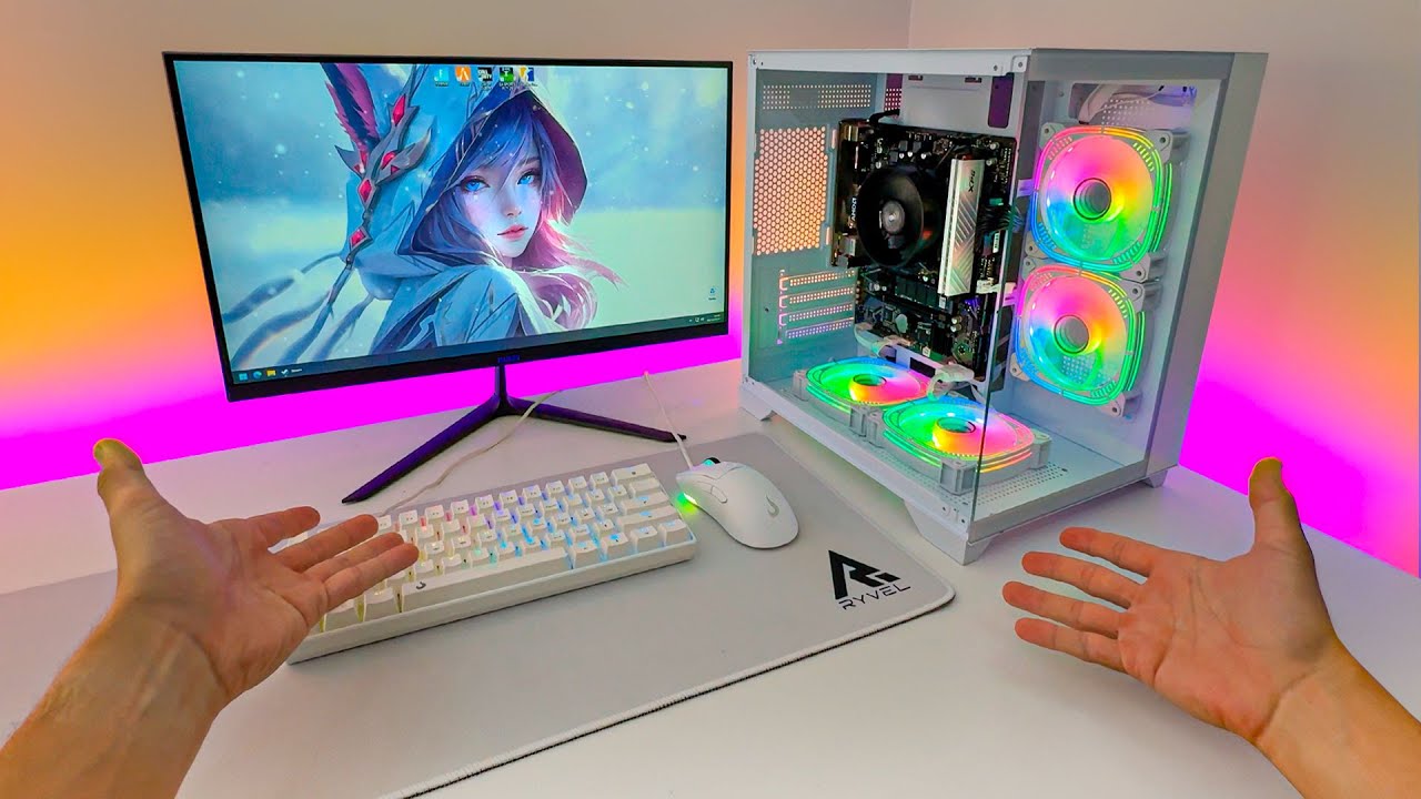 Comprei o PC GAMER mais BARATO que RODA TUDO